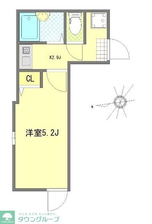 ALBA亀有の物件間取画像